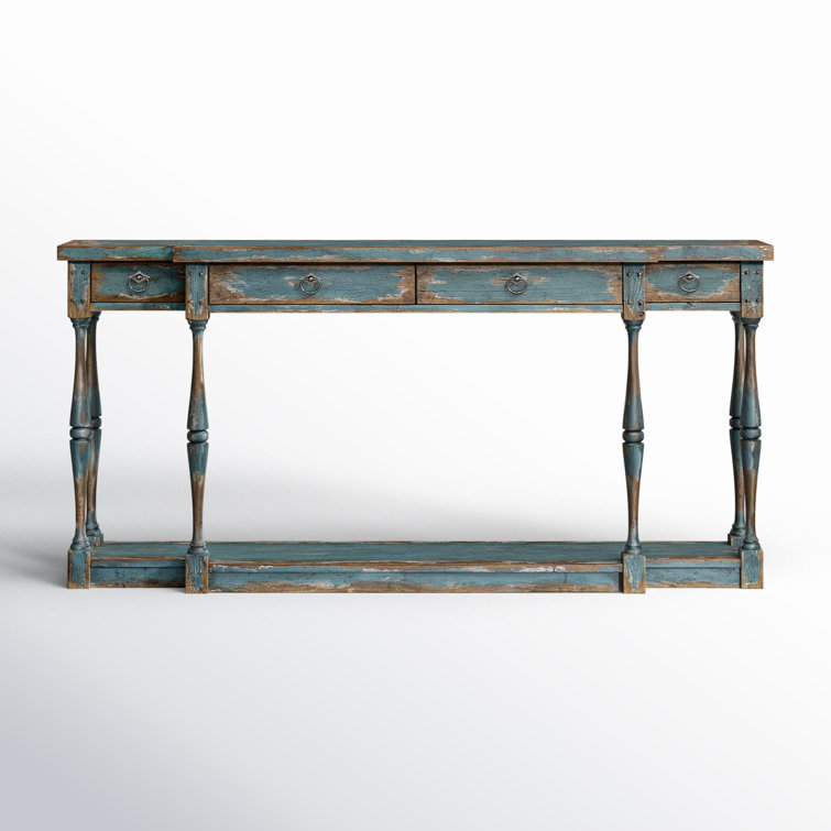 Colored console table discount